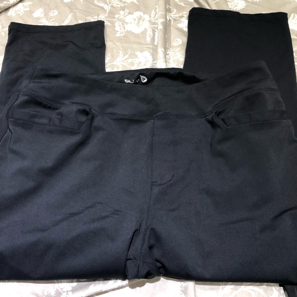 Baleaf black pocket crop leggings 2XL